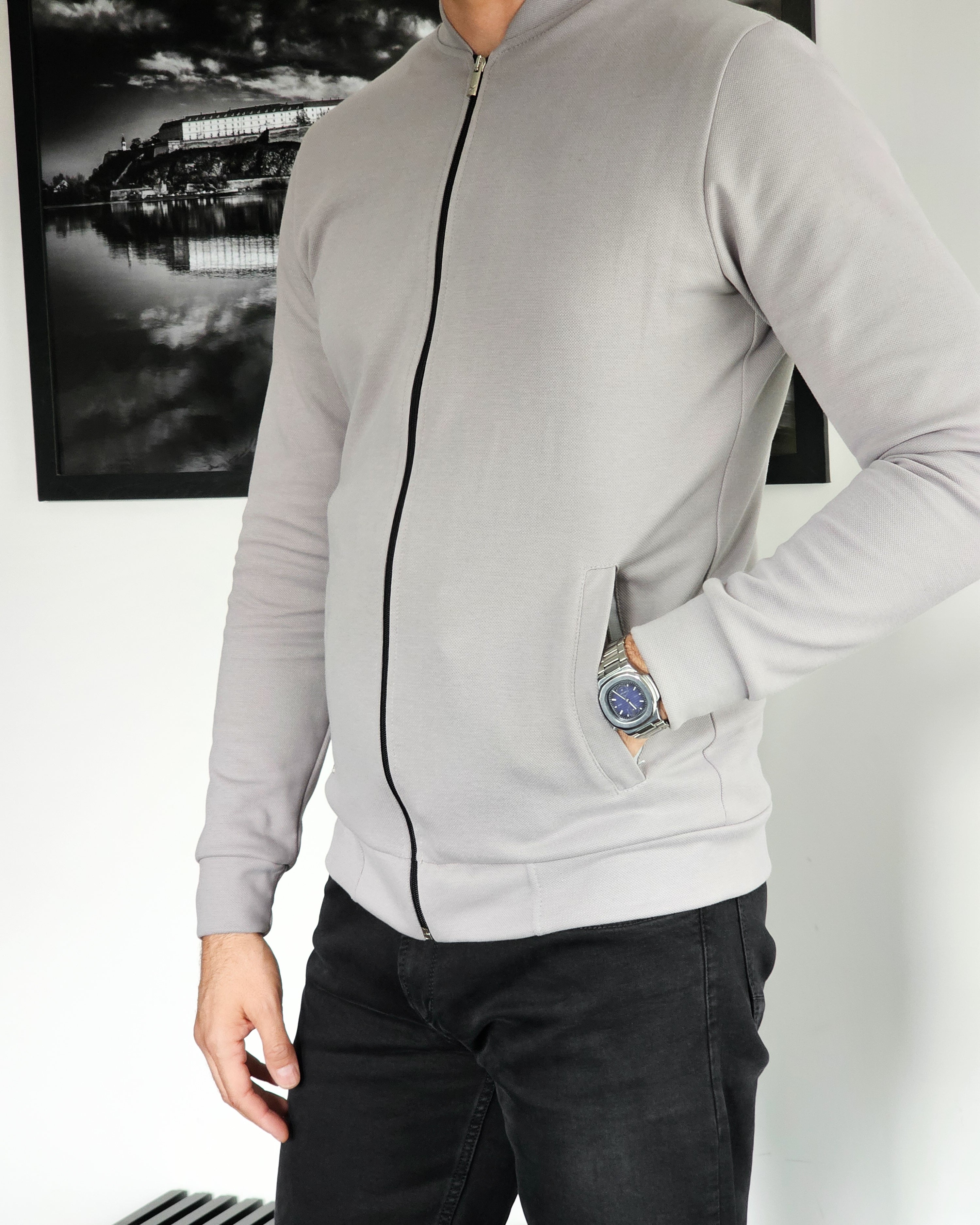 ๐๐ผ๐๐ฎ ๐ก๐ผ๐๐๐ฟ๐ฎ | Full Zip Duks - Capital Silver X Black Strike
