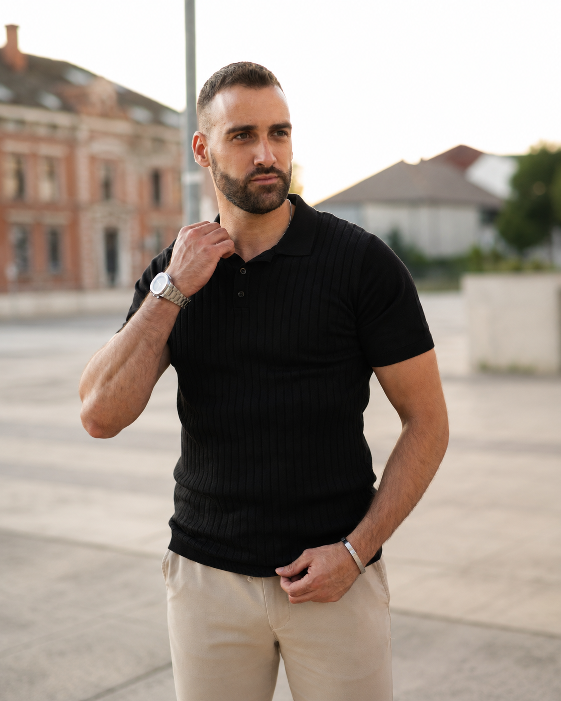 𝗢𝗹𝗱 𝗠𝗼𝗻𝗲𝘆 𝗞𝗻𝗶𝘁 | PRIMO Polo - Black
