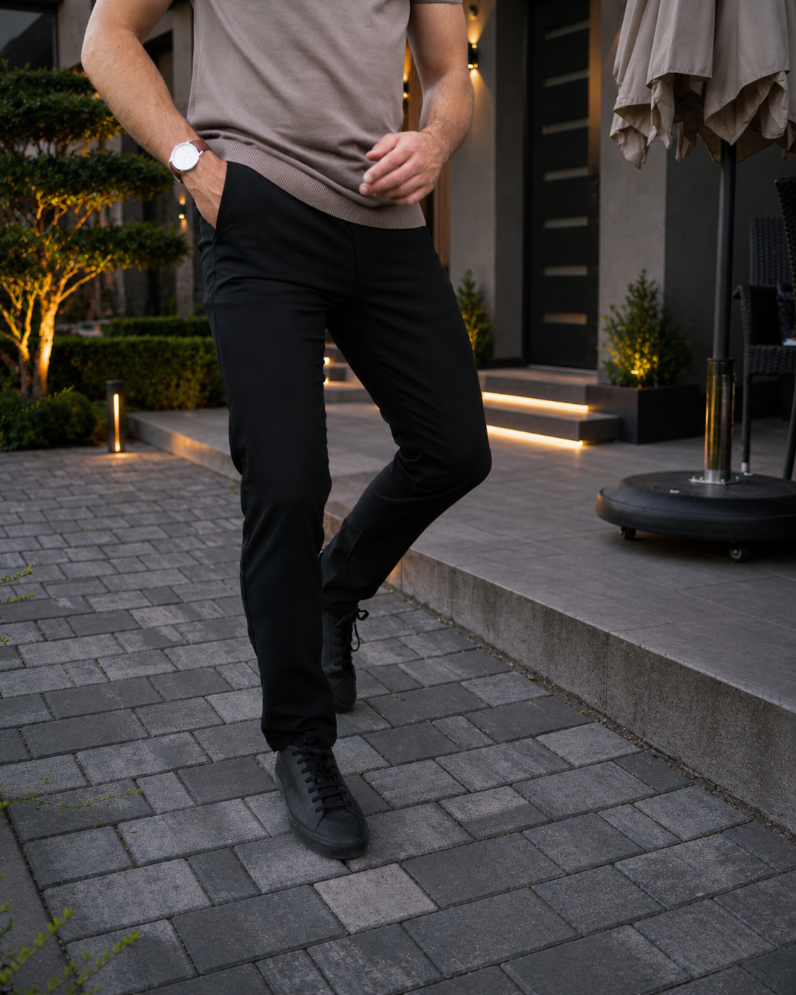 𝗕𝘂𝘀𝗶𝗻𝗲𝘀𝘀 𝗖𝗼𝗺𝗳𝗼𝗿𝘁 | Pantalone - Black