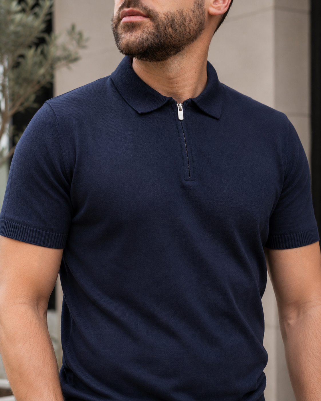 𝗢𝗹𝗱 𝗠𝗼𝗻𝗲𝘆 𝗞𝗻𝗶𝘁 | Polo - Navy