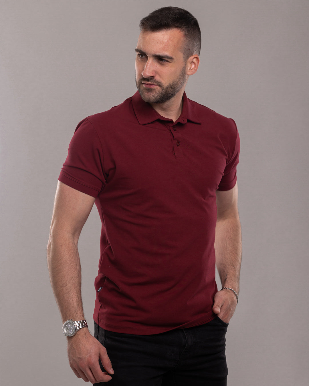 𝗧𝗵𝗲 𝗗𝗲𝗮𝗹 𝗠𝗮𝗸𝗲𝗿 | Polo majica - Ruby Wine
